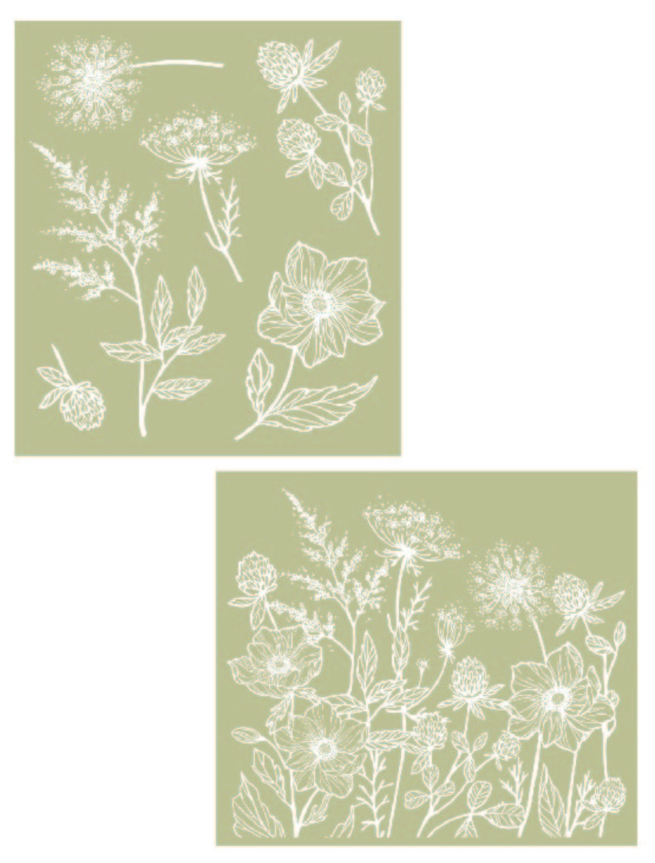 Cr1516 Craftable snijmal - Wild Flowers - Marianne Design Craftables - Marianne design Snijmallen
