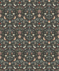 Belles and Whistles Art Deco Bird Pattern - A1 Rice Decoupage Paper is a simple way to visually enhance any surface of your project!
This is a very "busy" sheet. There are brown birds and gray birds in this pattern. The birds are small. There is lots of plants on this sheet too. The colors of the leaves range from green tones and orange tones. It is all in front of a black background but very little of the background is shown because there are so many plants and birds on this sheet of decoupage.