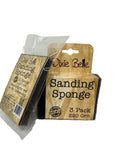 Dixie Belle Paint Sanding Sponge. An image of the 2 different new packages we offer for the single sanding sponge or the 3 pack.