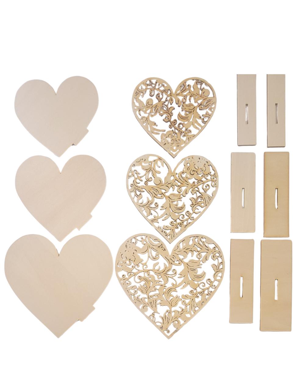 Filigree Hearts Wood Cutouts – Dixie Belle Paint