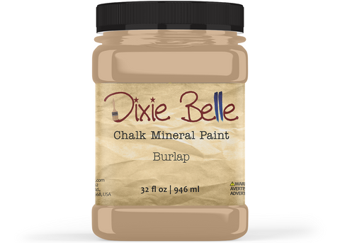 Burlap Chalk Mineral Paint - Dixie Belle Paint Company Burlap Chalk Mineral Paint - Dixie Belle Paint Company