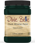 Jar of Dixie Belle Chalk Mineral Paint in the color 'Sanctuary' on a white background