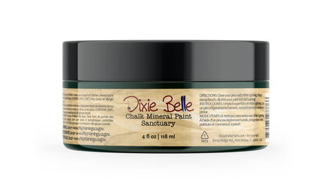 Jar of Dixie Belle Chalk Mineral Paint on a white background