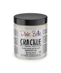 Dixie Belle Paint Crackle. A product image of the front label of the crackle on the transparent background.