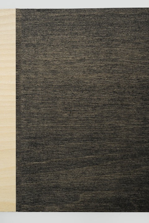 Black Glaze on a wooden board