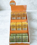 Display of Scrubby Soap on a white background