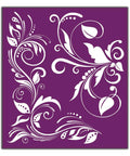 Belles and Whistles Butterflies - Silkscreen Stencil provides an extra decorative touch to any project!
The patterns of butterflies and vines with flowers on the Butterflies - Silkscreen Stencil.