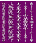 Belles and Whistles Delicate Lace - Silkscreen Stencil provides an extra decorative touch to any project!
This has all three stencils side-by-side to each other.