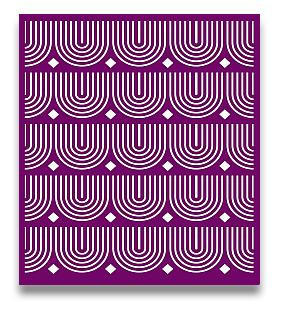 Belles and Whistles Patterns - Silkscreen Stencil provides an extra decorative touch to any project! Belles and whistle silkscreen stencil pattern design one little rainbows.