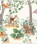 Belles and Whistles Woodland Nursery - A1 Rice Decoupage Paper.  A sheet of the Woodland Nursery Rice Decoupage Paper with a white background.