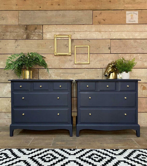 paint dresser navy blue Perfect Navy Painted Dresser