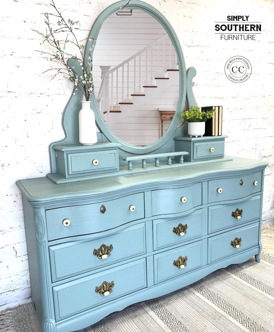 Vintage Duck Egg Chalk Mineral Paint - Dixie Belle Paint Company