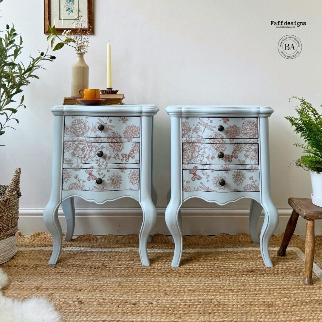 Dragonfly Blooms - Large Transfer | Dixie Belle Paint