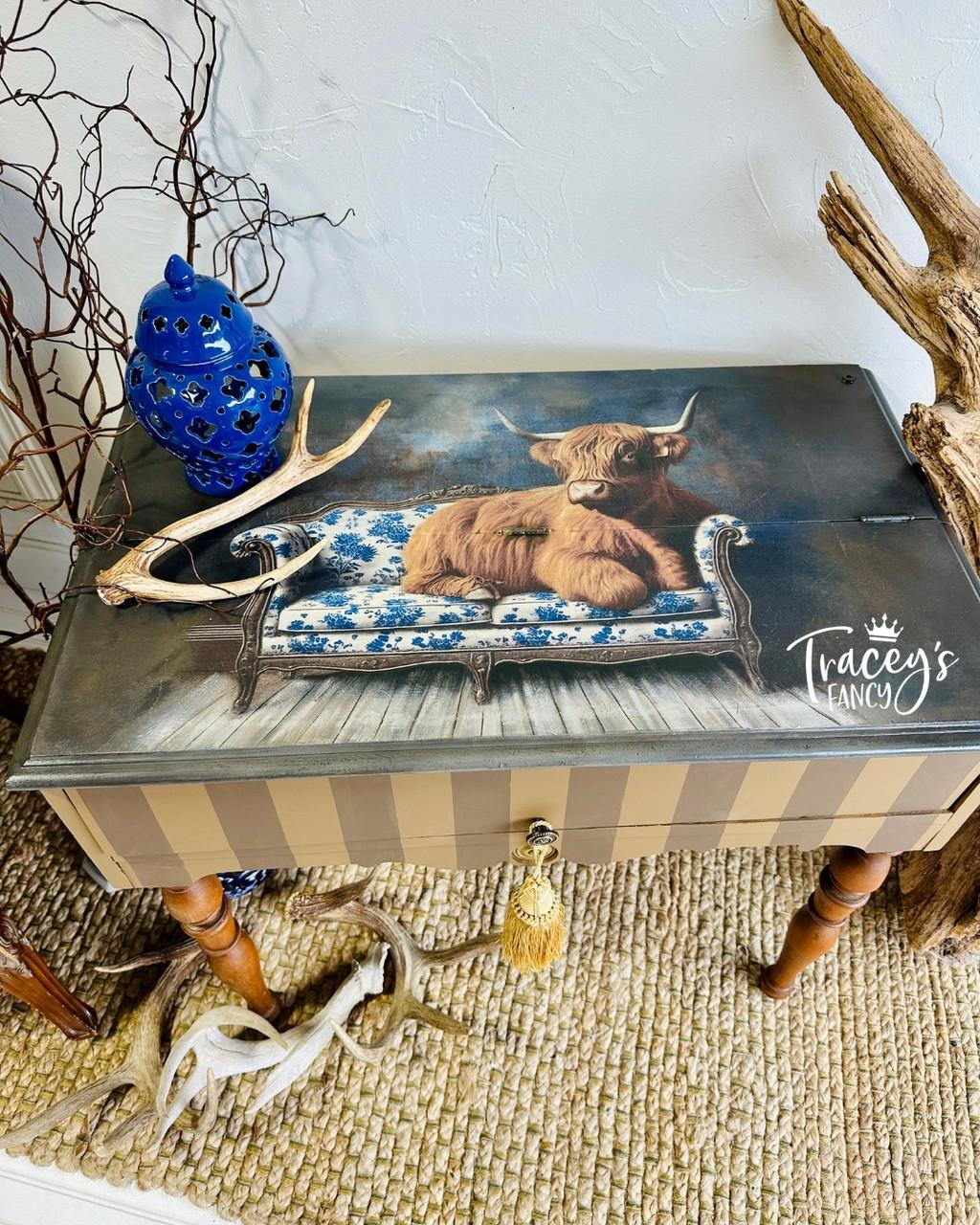 Highland Cow-ture - A2 Rice Decoupage Paper – Dixie Belle Paint