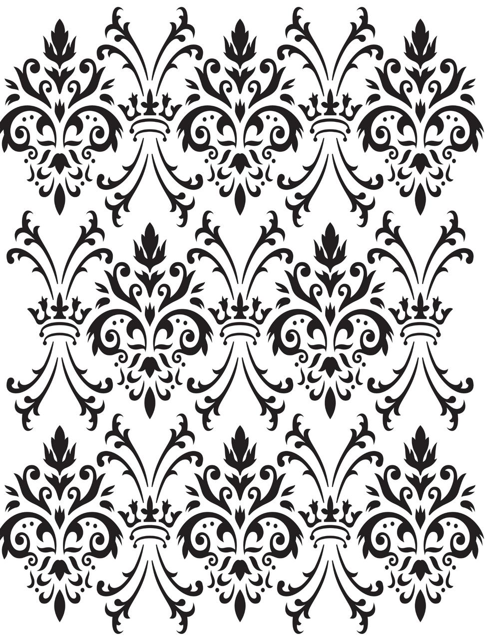 Royal Damask - Stencil - Dixie Belle Paint Company