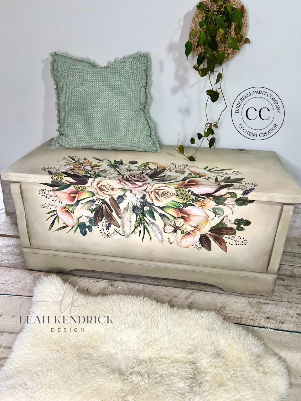 Savi's Bouquet - Large Transfer - Dixie Belle Paint