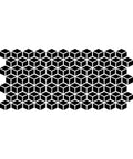 Belles and Whistles Trippy Blocks - Stencil provides an extra decorative touch to any project!  A digital image of the Trippy Blocks Stencil with a white background.