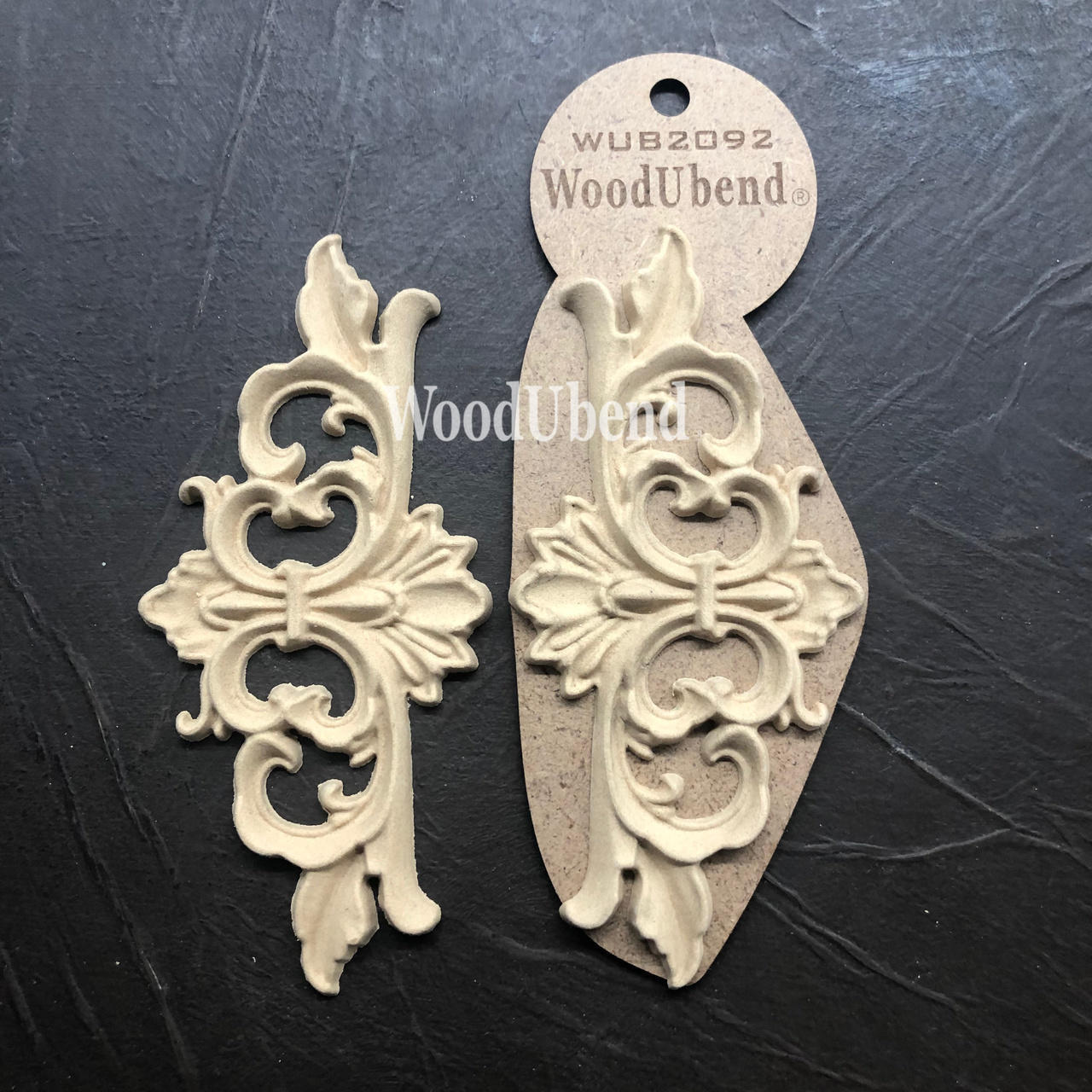 Fleur-de-lis Applique #2092 (set of 2) - Dixie Belle Paint Company